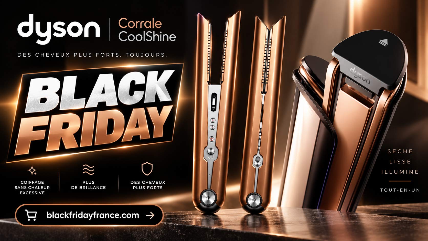 Dyson Corrale et CoolShine : prix et promos Black Friday