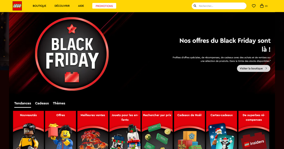 Black Friday LEGO 🧱 Les offres officielles sont là !