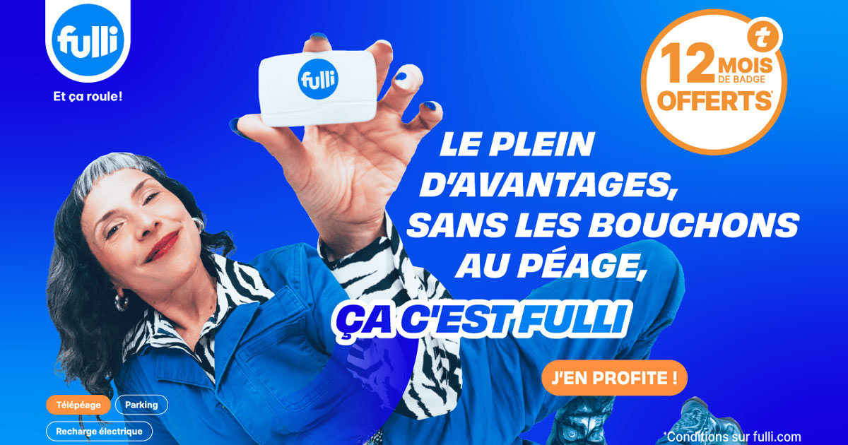 Black Friday Fulli : 12 mois de badge télépéage offerts !