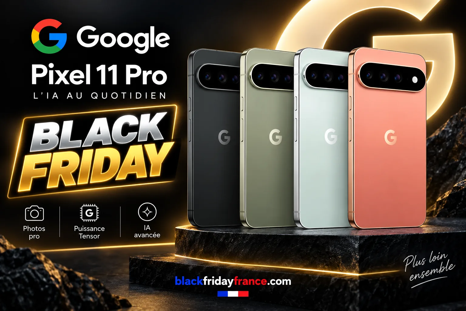 Google Pixel 11 Pro / Pro XL : promos et bons plans