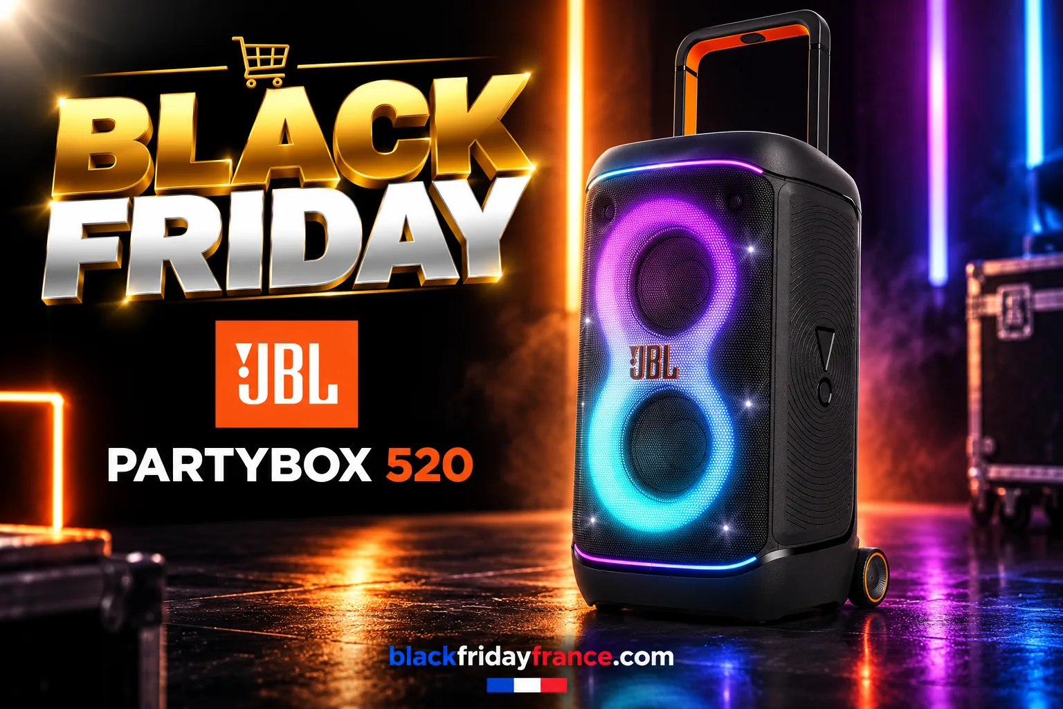JBL PartyBox 520 : promos et bons plans