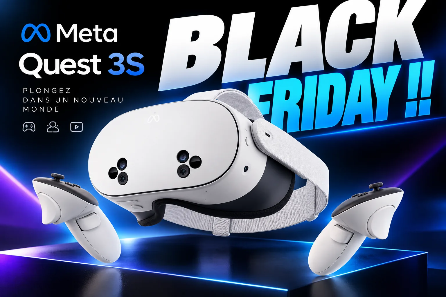 Meta Quest 3S 128/256 Go : prix et promos Black Friday