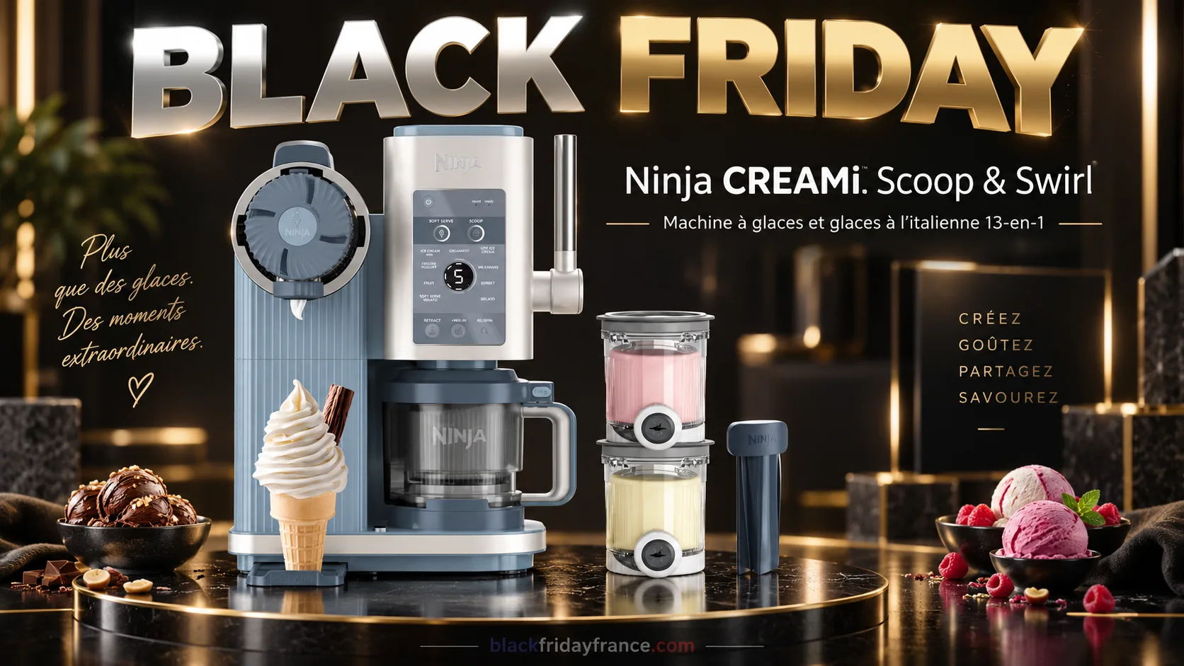 Ninja CREAMi Swirl : promos et bons plans