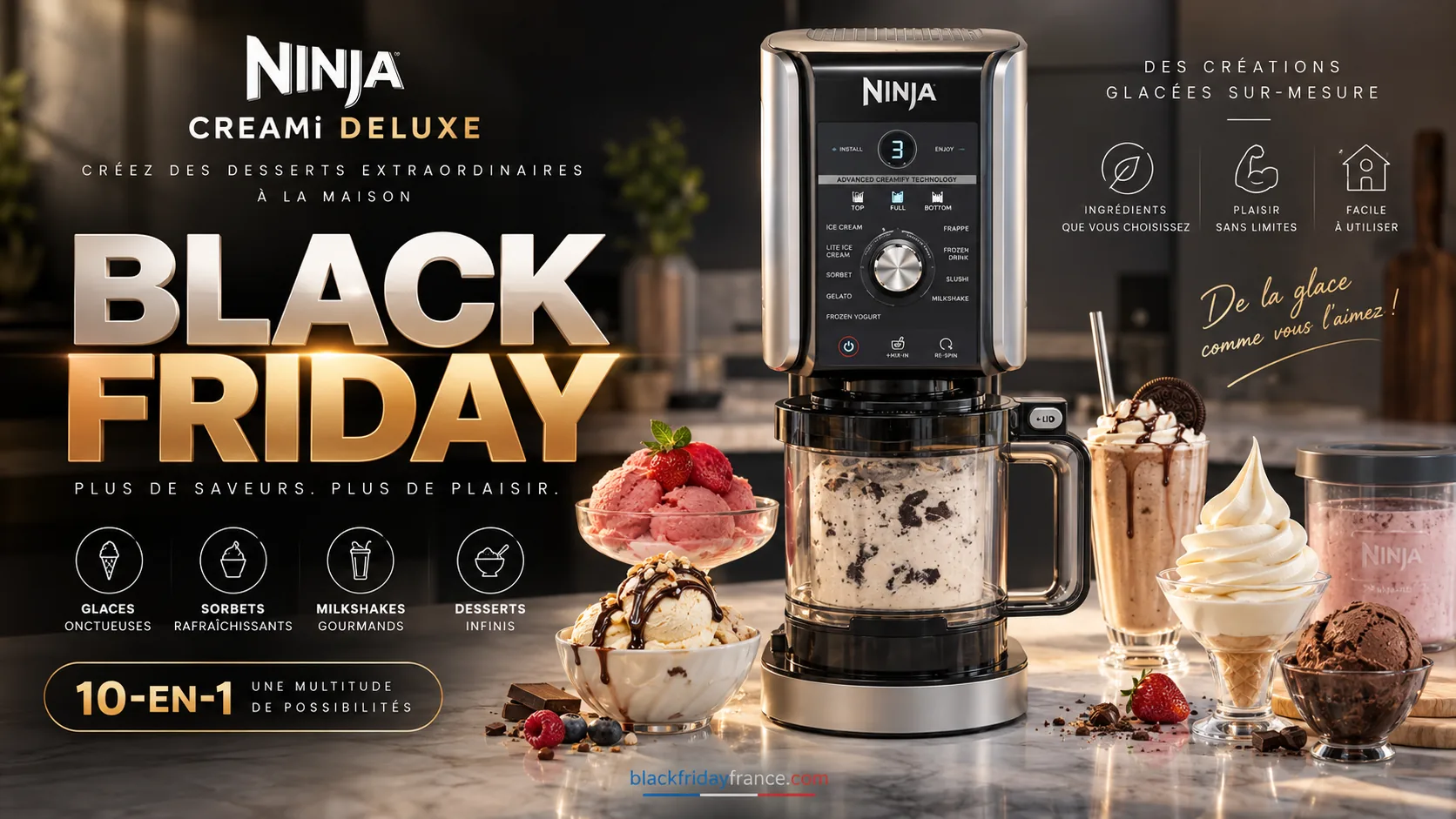 Ninja CREAMi Deluxe : promos et bons plans